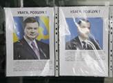 Hledaný Viktor Janukovič na nádraží v Tarnopolu