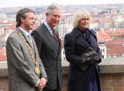 Klaus uvítal Charlese na Hradě, Bém dělal průvodce zahradou