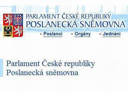 Sněmovní web nefunguje. Opět