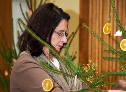 Němcová zašla na vánoční výstavu v Betlémské kapli. Už podruhé