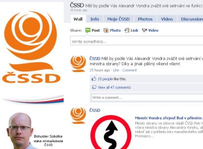 Online ČSSD: Měl by Vondra odstoupit? Díky a hezký víkend