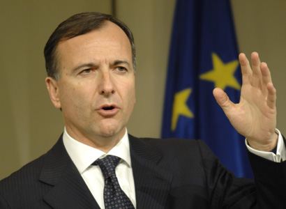 V Praze dnes bude jednat italský ministr zahraničí Frattini