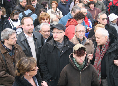 Sobotka (ČSSD): Jsem rád, že na protivládní demonstraci přišlo tolik lidí