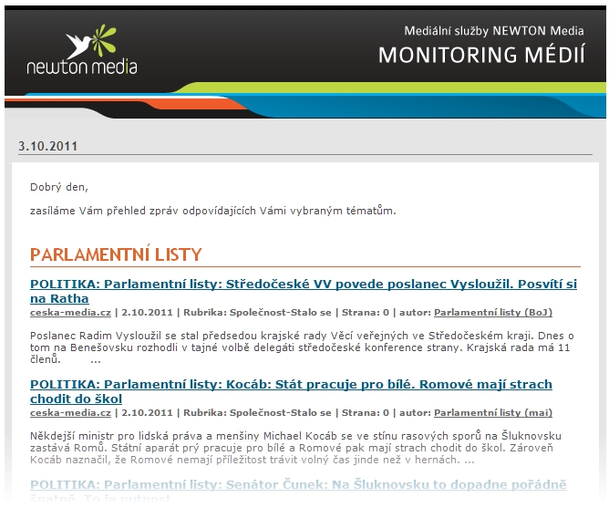 monitoring NewtonMedia