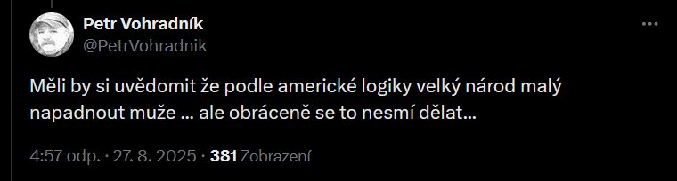 Reakce na slova Jiřího Pehe