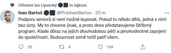 Ivan Bartoš promlouvá
