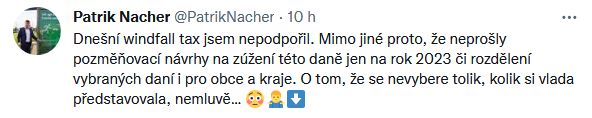 Reakce na rozhodnutí Daniela Křetínského.