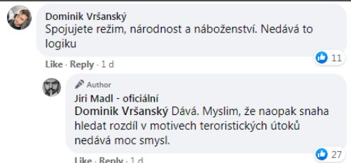 Jiří Mádl promluvil 