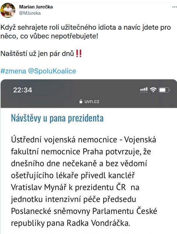 Vratislav Mynář a Radek Vondráček dostali vynadáno