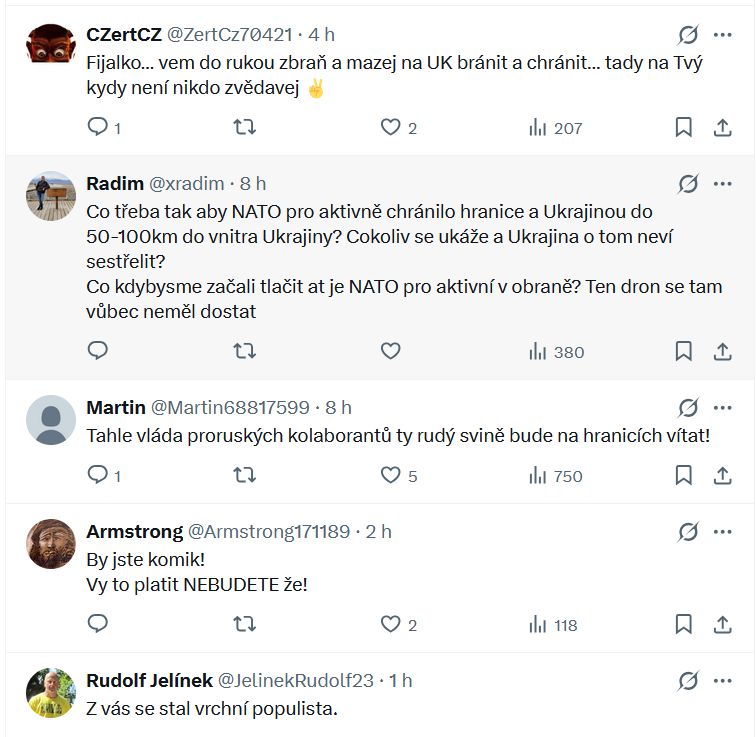 Debata na síti X