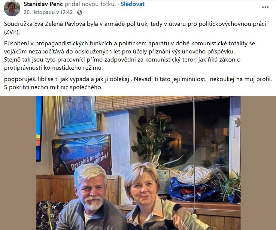 Stanislav Penc promlouvá