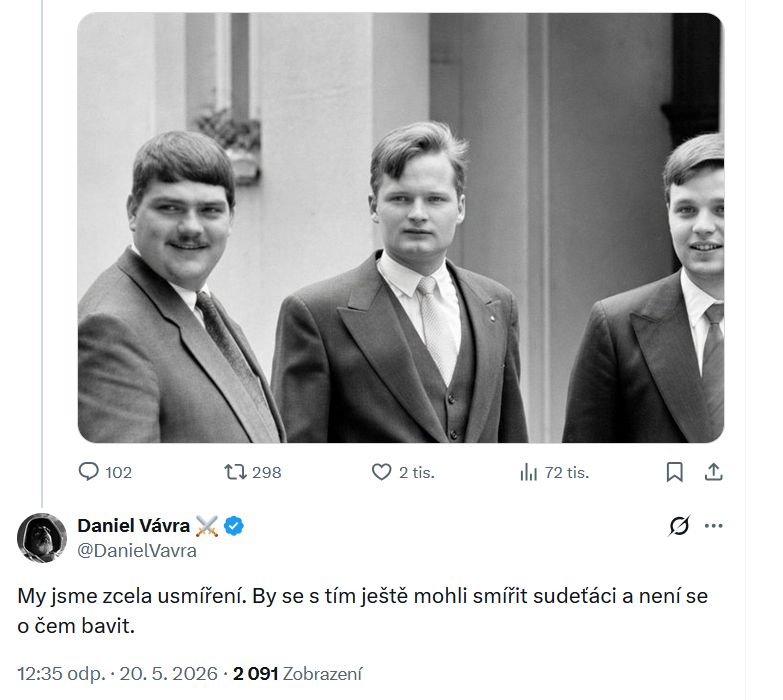 Daniel Vávra o sudetských Němcích