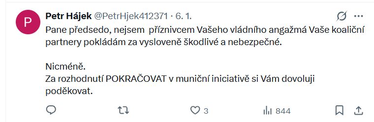 reakce na slova Andreje Babiše