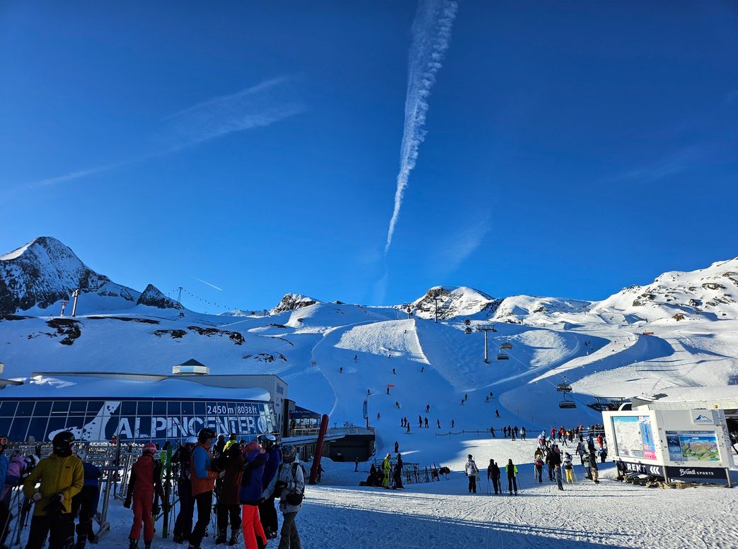 Lyžování v Alpách