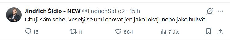 Jindřich Šídlo promlouvá