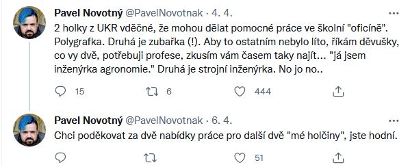 Pavel Novotný promlouvá