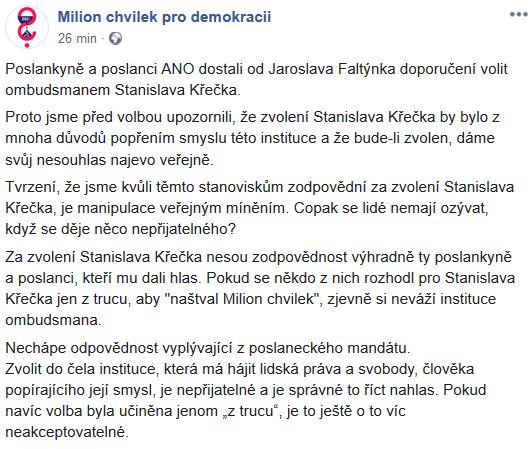 Milion chvilek o Stanislavu Křečkovi