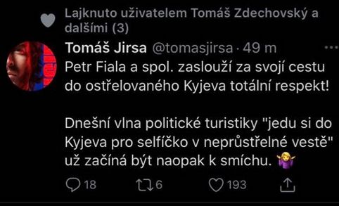 Tomáš Jirsa promlouvá