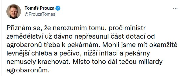 Tomáš Prouza promlouvá