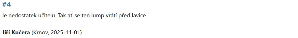 Reakce pod peticí namířené proti Vítu Rakušanovi