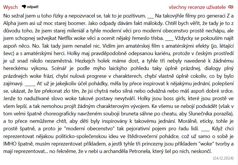 O pohádce Tři princezny