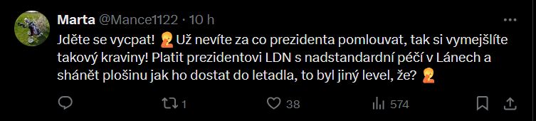 reakce na Nascar prezidenta Pavla