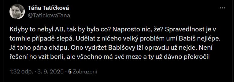 Reakce na incident s Andrejem Babišem