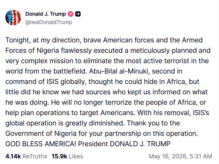 Donald Trump promlouvá