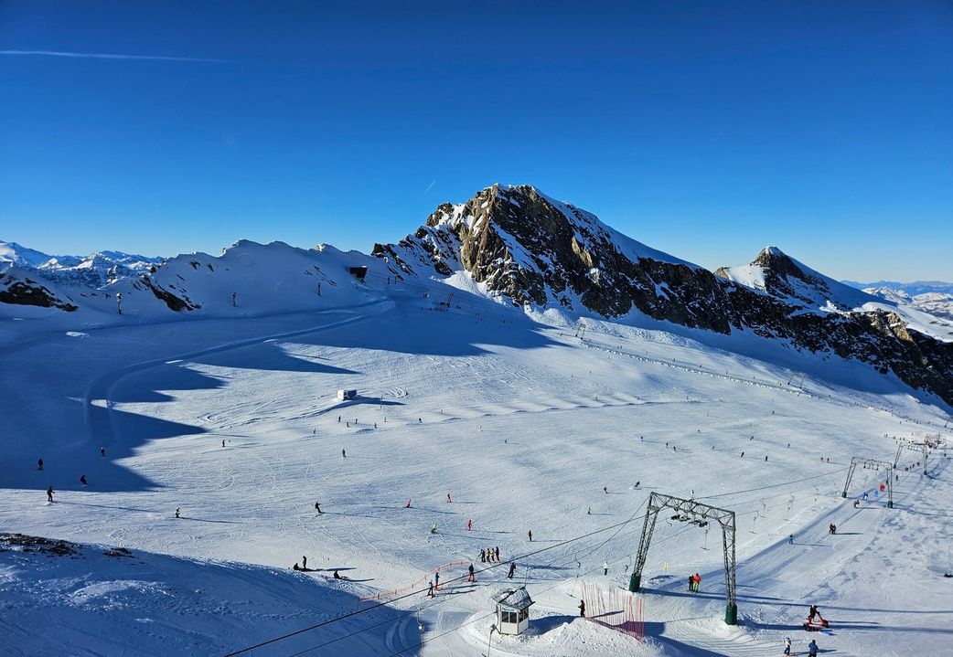 Lyžování v Alpách