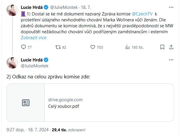 Advokátka Hrdá promloiuvá