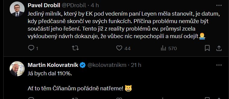 Martin Kolovratník promlouvá