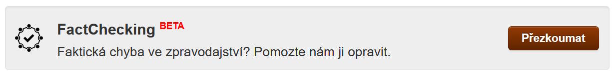 Věřejný FactChecking toll (BETA) u redakčního zpravodajství