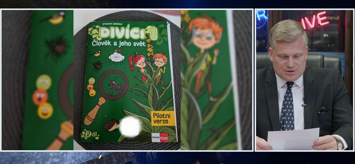 Turek a učebnice pro prvňáčky