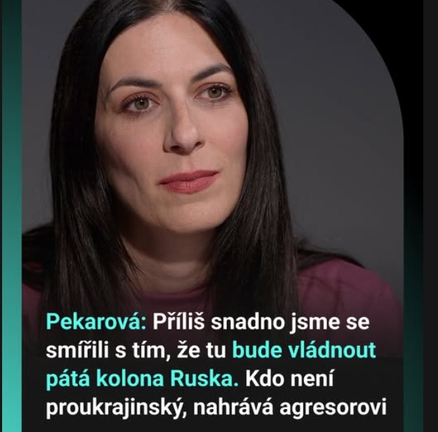 Markéta Pekarová Adamová promlouvá 