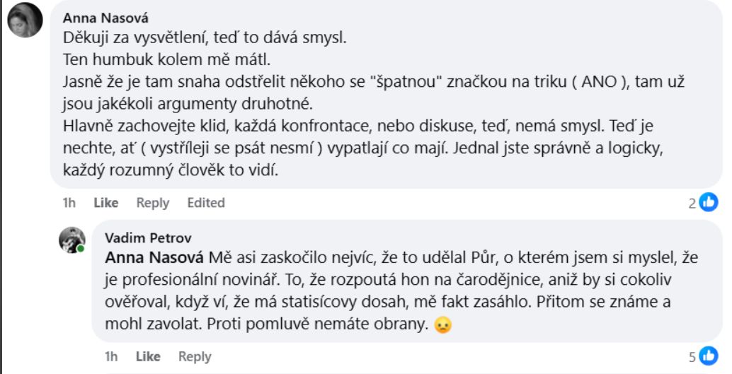 Pasoval se Petrov do role cenzora? 