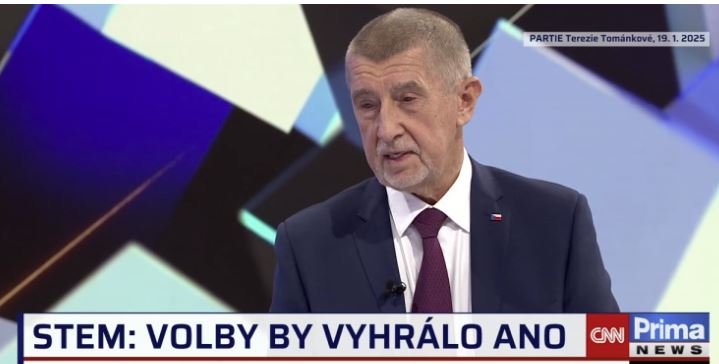 Andrej Babiš v Partii Prima CNN News