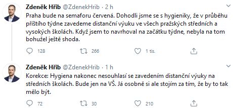 Zdeněk Hřib informuje