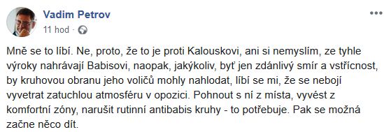 Povídání o Miroslavu Kalouskovi