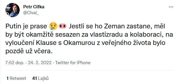 Prezident Miloš Zeman čelí kritice