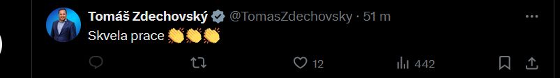 Tomáš Zdechovský poděkoval brzpečnostním složkám státu