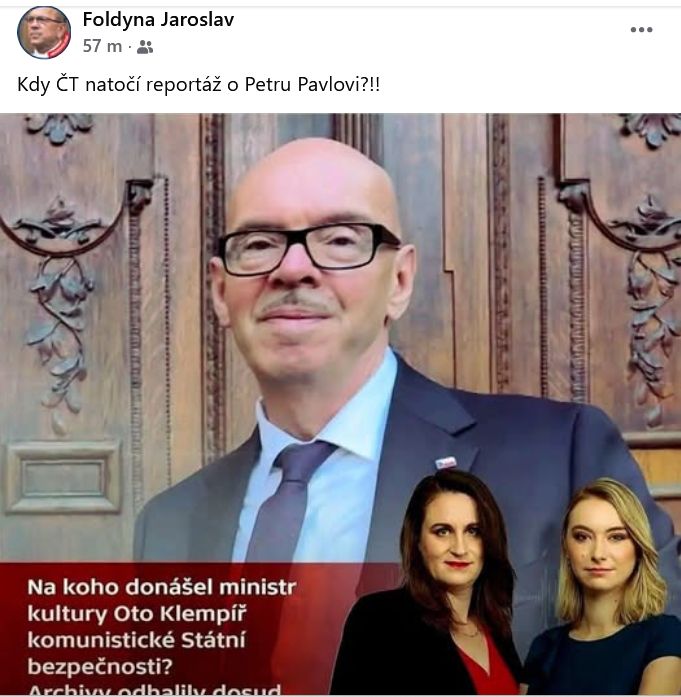 Jaroslav Foldyna promlouvá