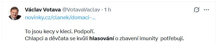 blíží se hlasování o důvěře vládě