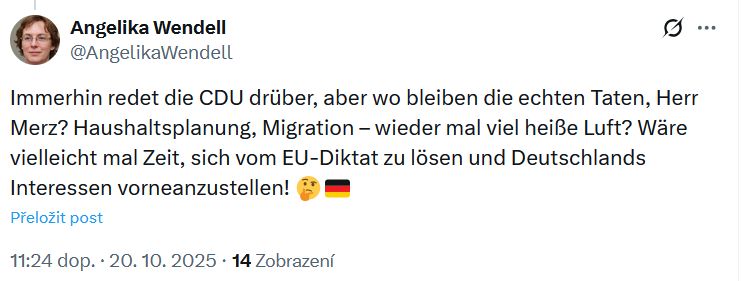 Reakce na CDU