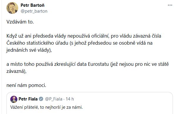 Petr Bartoň promlouvá