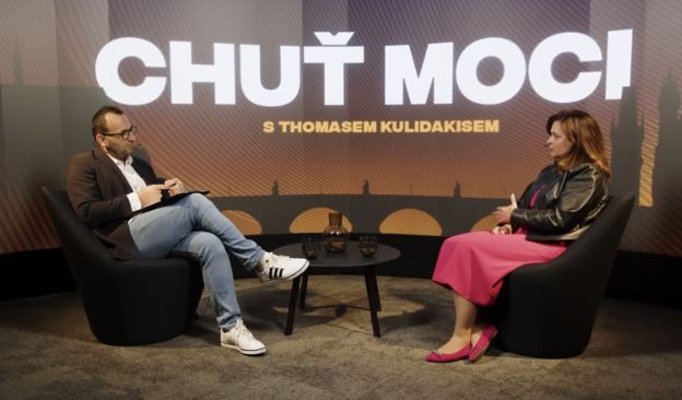 Jaroslava Pokorná Jermanová a Thomas Kulidakis