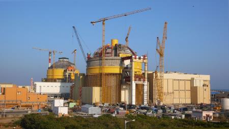 Construction at Kudankulam-2 in India.