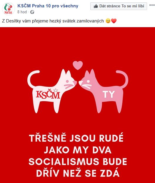 komunistický Valentýn