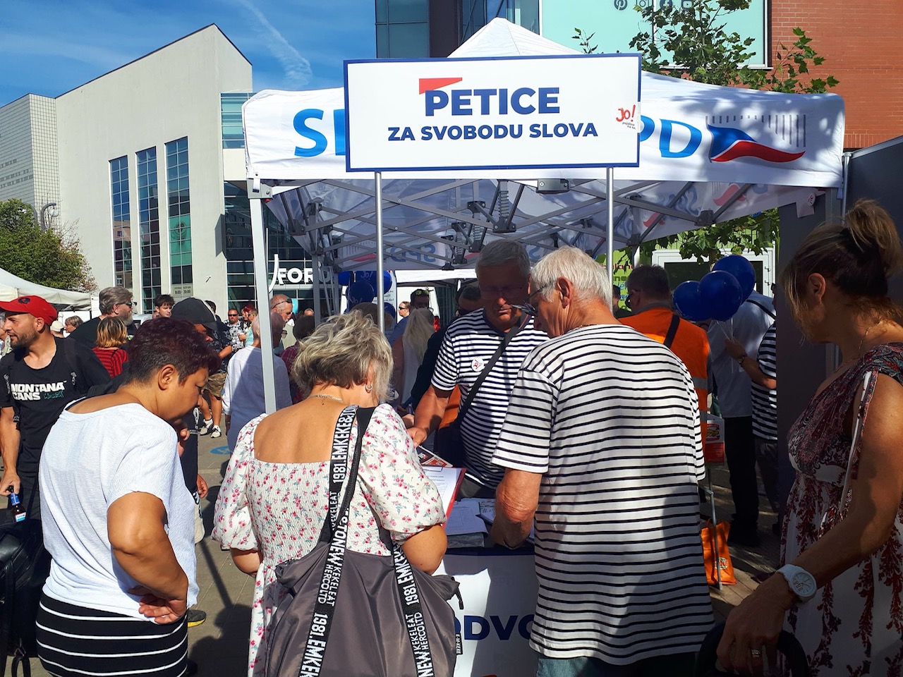 Mítink SPD v Liberci