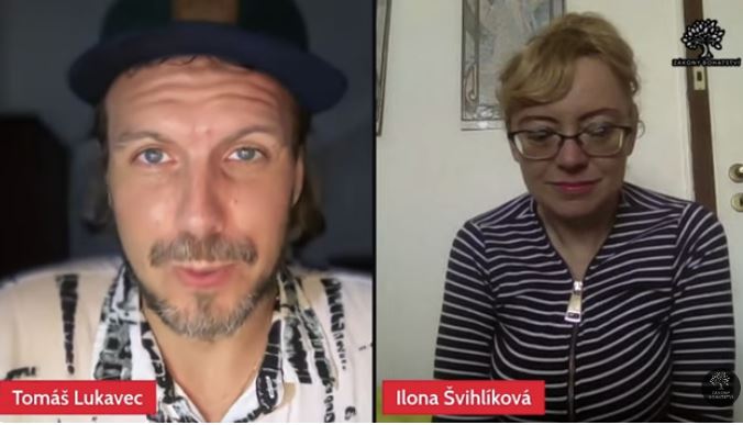 Ilona Švihlíková a Tomáš Lukavec