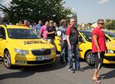 Taxikáři budou v Praze třetím dnem pokračovat v protestech